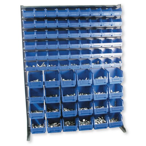 Assort. boulonnerie métrique TH 7 - 8,8 zinguée blanc et support 6650 pcs